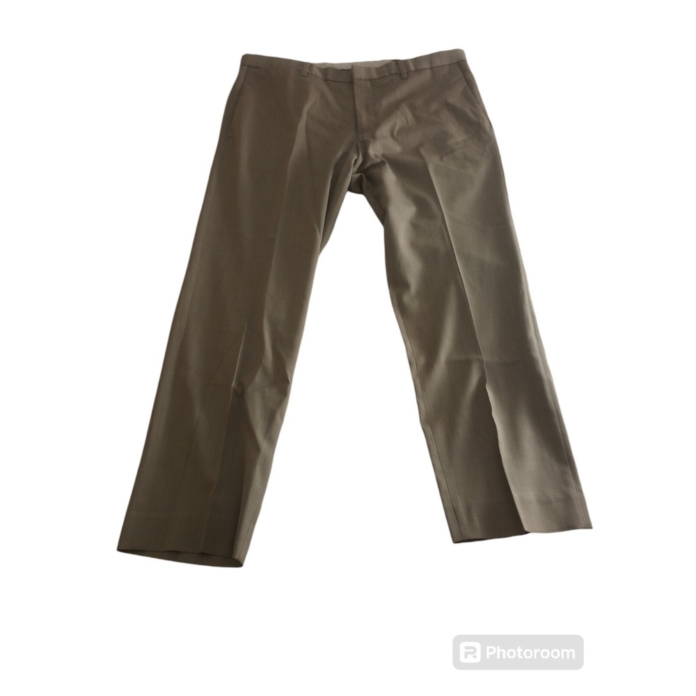 Banana Republic Pants Mens‎ 35x30 100% Wool Modern Slim Fit  Business Tan Biege
